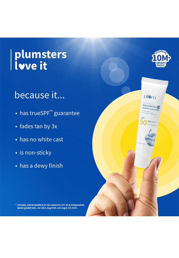 2% Niacinamide & Rice Water SPF 50 PA++++ Hybrid Sunscreen – thumbnail 2