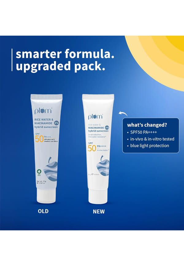 2% Niacinamide & Rice Water SPF 50 PA++++ Hybrid Sunscreen – thumbnail 4