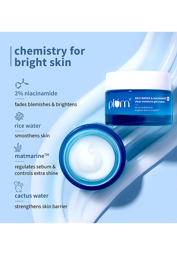 2% Niacinamide & Rice Water Brightening Gel Moisturizer | Size: 25
