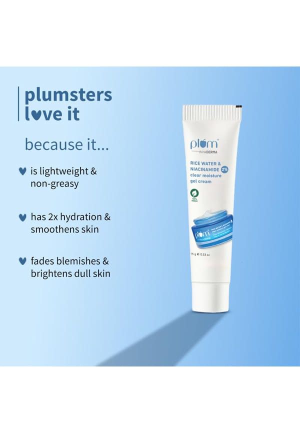 2% Niacinamide & Rice Water Brightening Gel Moisturizer – thumbnail 3