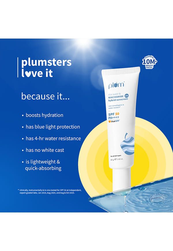 2% Niacinamide & Rice Water SPF 50 PA++++ Hybrid Sunscreen – thumbnail 2