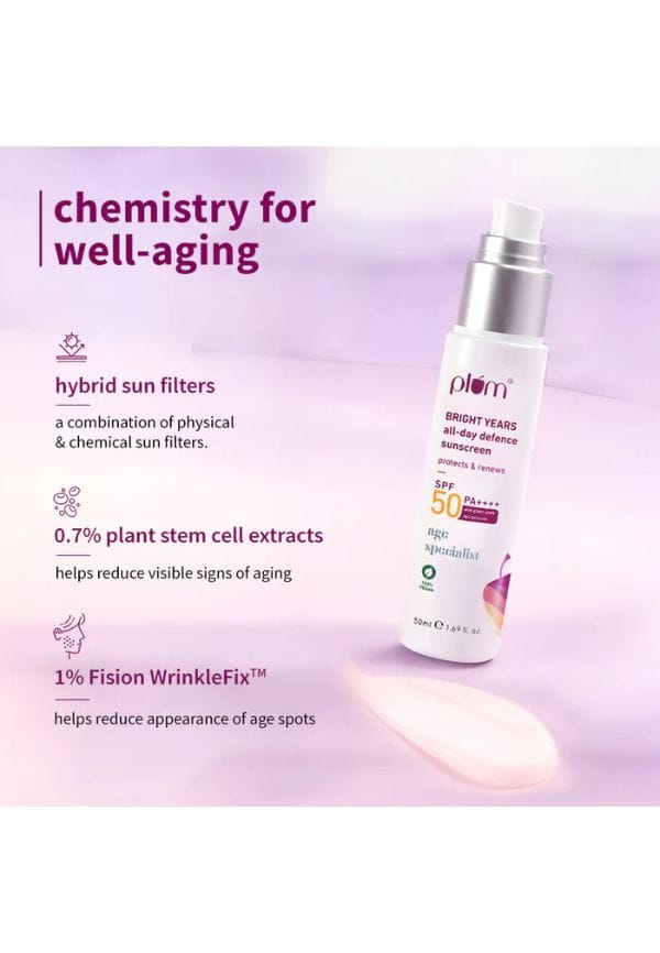 Bright Years All-Day Defence Cream SPF 50 PA++++ Sunscreen – thumbnail 2