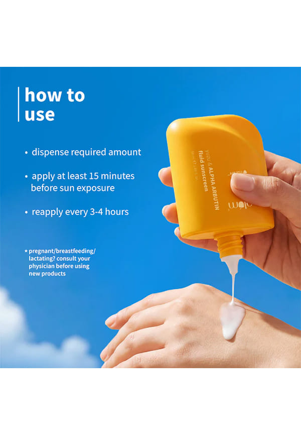 Yuzu & Alpha Arbutin Fluid Sunscreen – thumbnail 4