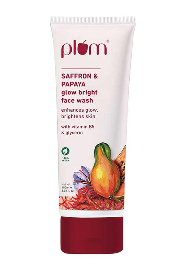 Saffron & Papaya Glow Bright | Enhances Glow & Brightens Skin Face Wash