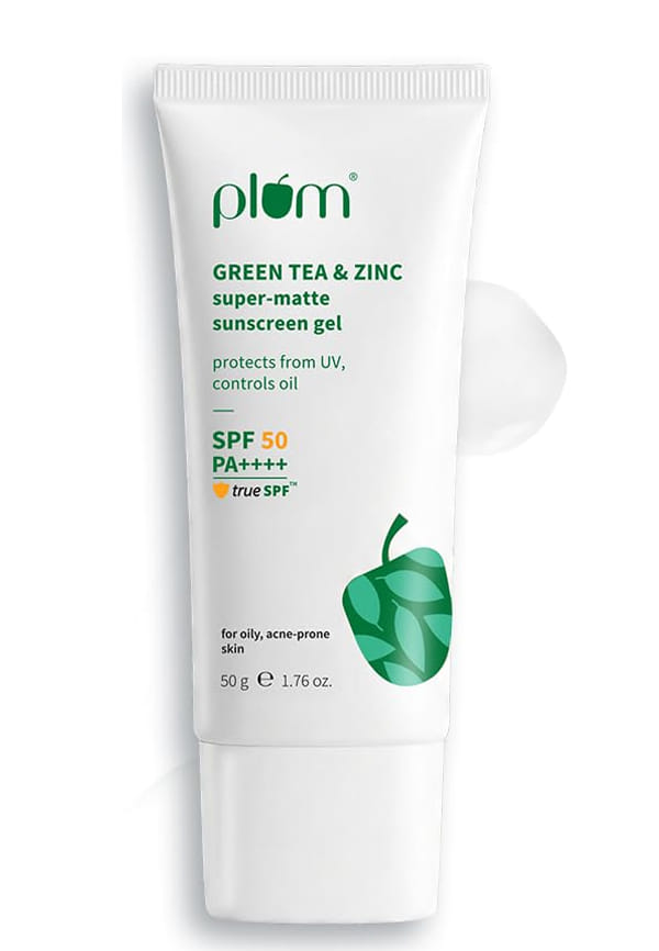 Green Tea & Zinc Super-Matte Sunscreen Gel , SPF 50 PA ++++ For Oily Skin Green Tea & Zinc Super-Matte Sunscreen Gel , SPF 50 PA ++++ For Oily Skin