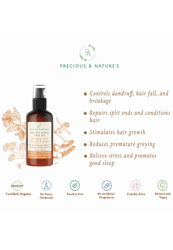 Organic and Herbal Hair Oil – thumbnail 3