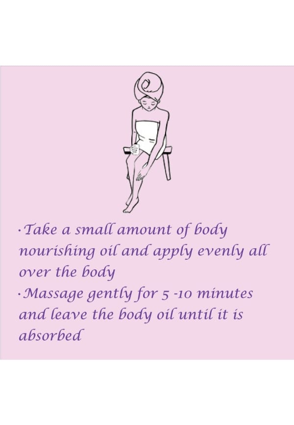Organic Body Norishment oil with Pink Grapefruit, Lavender & Almond – thumbnail 4