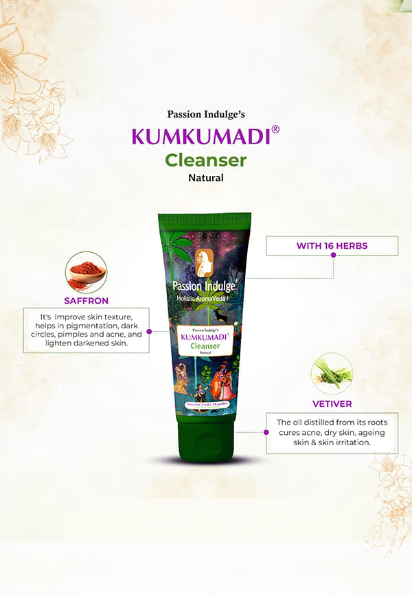 Kumkumadi Cleanser Natural Face Wash – thumbnail 2