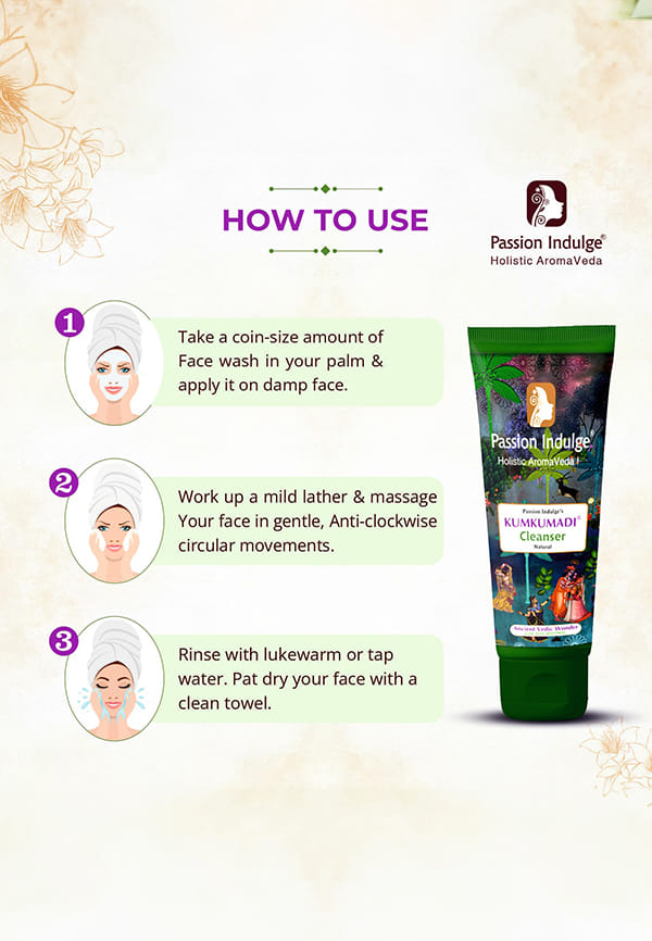 Kumkumadi Cleanser Natural Face Wash – thumbnail 3