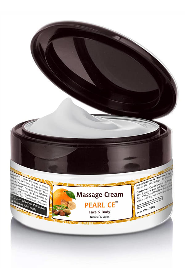 Pearl-CE Face and Body Massage Cream For Nourishes, Hydrates, Dry & Cracked Skin