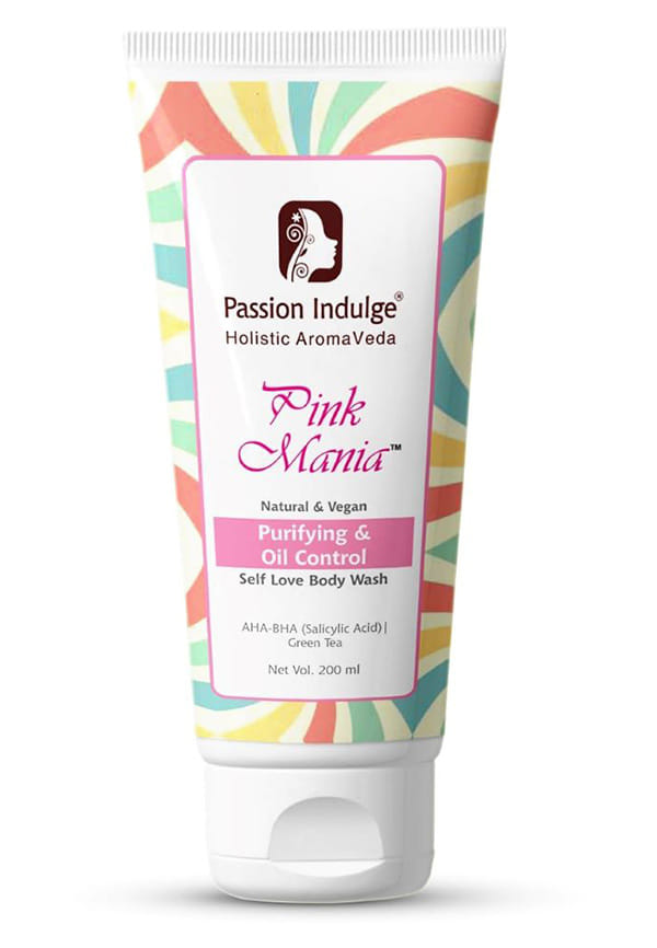 Pink Mania AHA BHA Purifying & Oil Control Body Wash With Turmeric & Green Tea