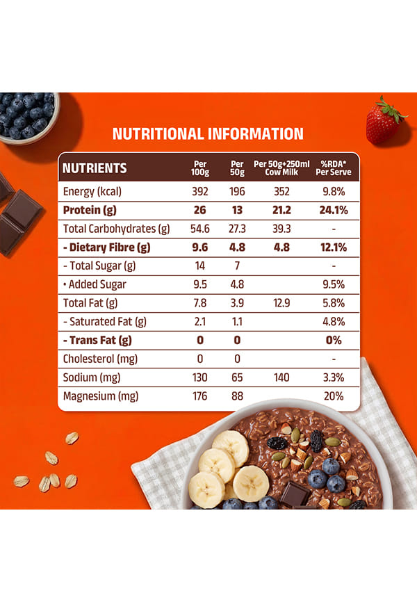 High Protein Dark Chocolate Oats – thumbnail 4