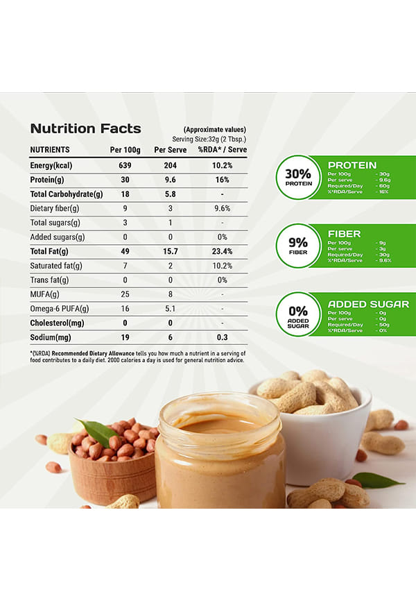 All Natural Peanut Butter Extra crunchy – thumbnail 3
