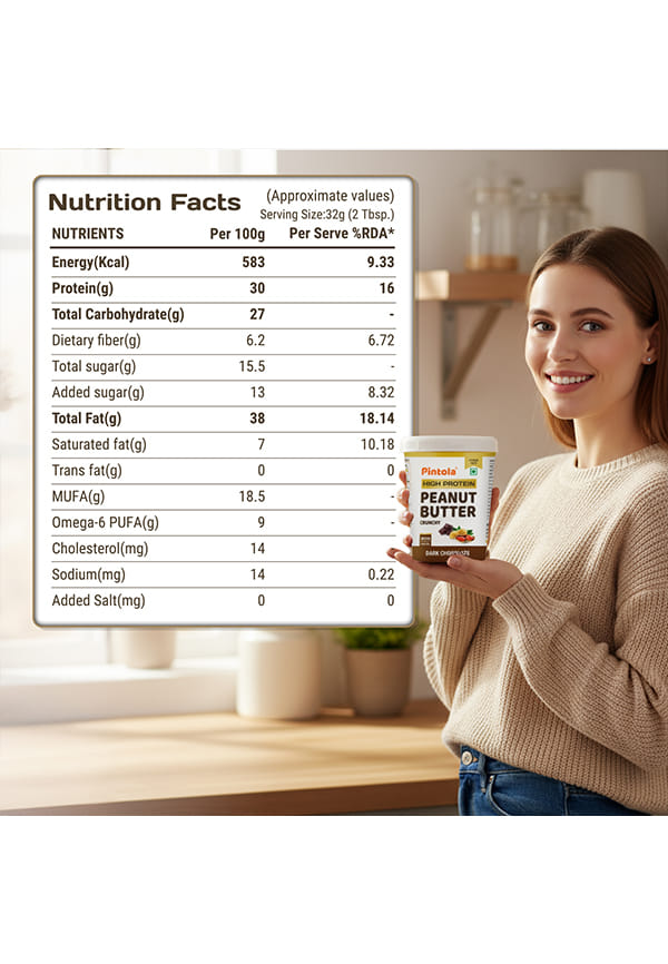 High Protein Dark Chocolate Peanut Butter Crunchy – thumbnail 6