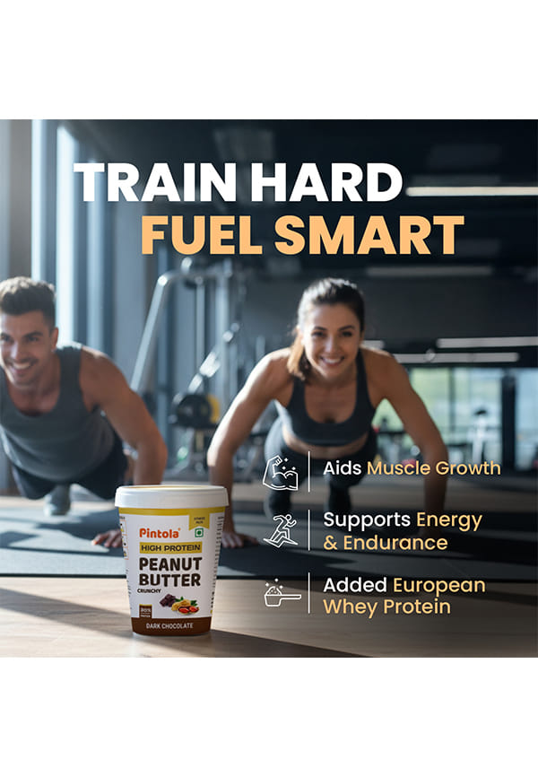 High Protein Dark Chocolate Peanut Butter Crunchy – thumbnail 7
