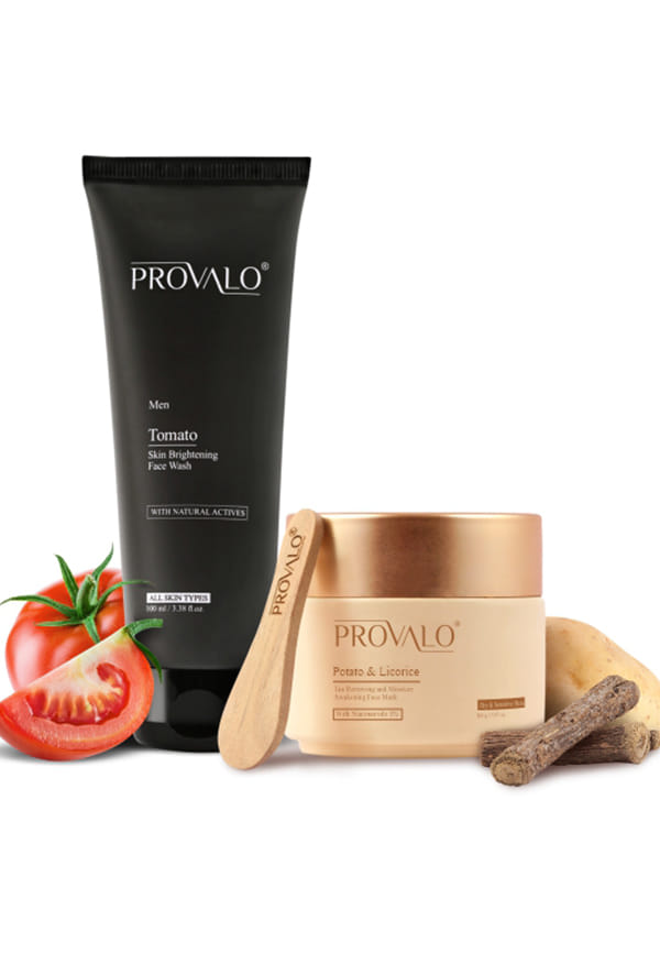 Skin Brightening and Moisture Awakening Duo Combo For Dry & Sensitive Skin (Men)