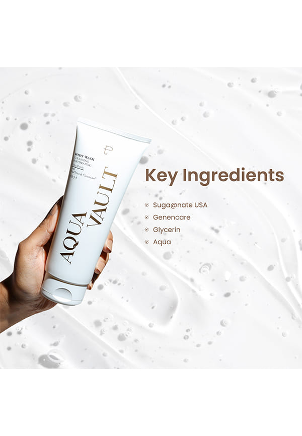 Aquavault Oudh Body Wash for Soft & Hydrated Skin – thumbnail 4