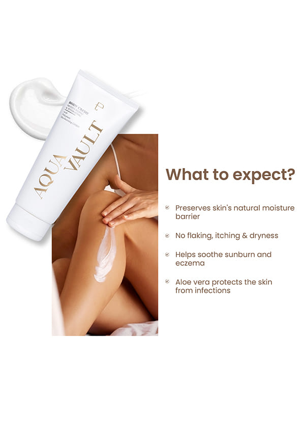 Aquavault Vanilla Body Cream for Dry Skin Nourishment – thumbnail 2
