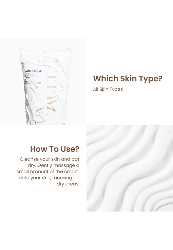 Aquavault Vanilla Body Cream for Dry Skin Nourishment – thumbnail 3