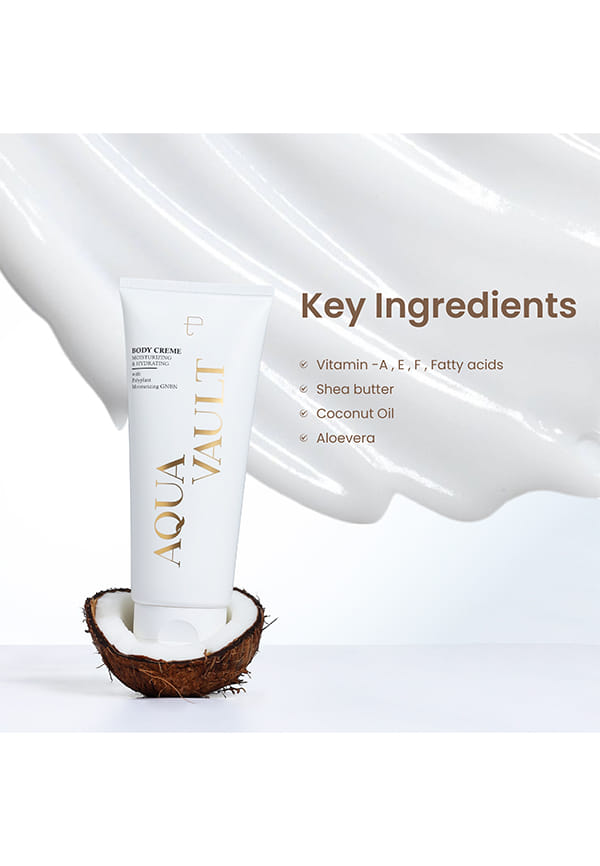 Aquavault Vanilla Body Cream for Dry Skin Nourishment – thumbnail 4