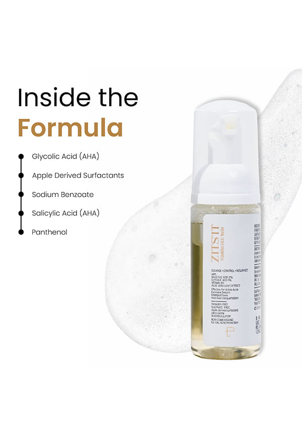 Zitsit Anti Acne Face Wash with Salicylic Acid for Acne Skin – thumbnail 2
