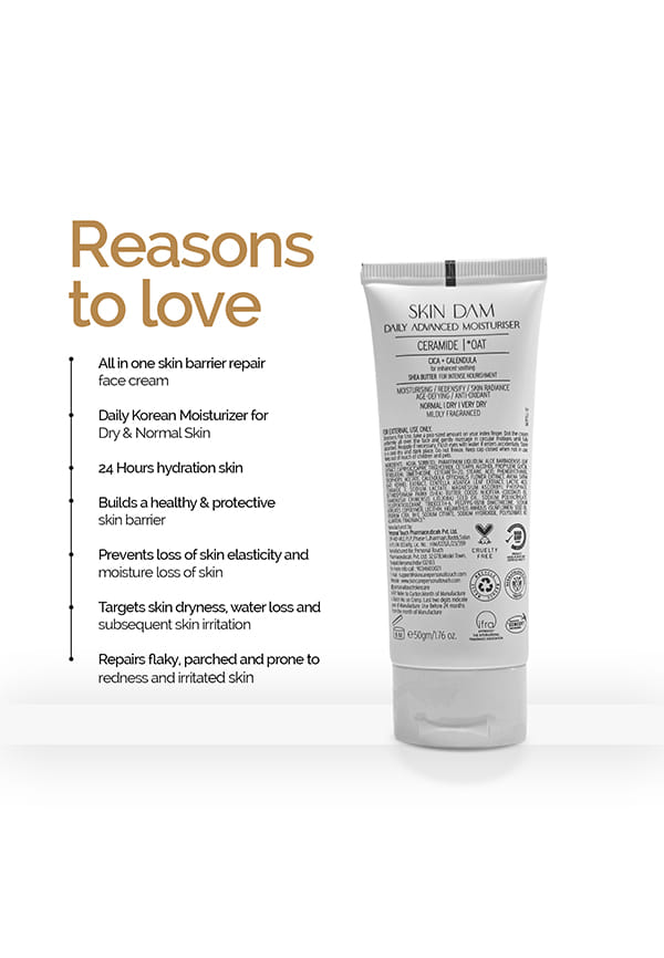 SkinDam Ceramide Moisturizer for Dry & Sensitive Skin – thumbnail 2