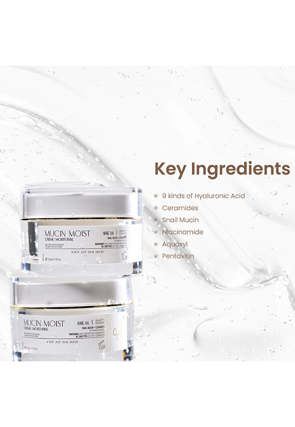 Snail Mucin Cream with Ceramides for Barrier Repair – thumbnail 4