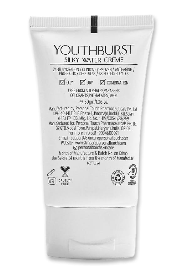 Youthburst Anti-Aging Water Gel Moisturizer for All Skin Types Youthburst Anti-Aging Water Gel Moisturizer for All Skin Types