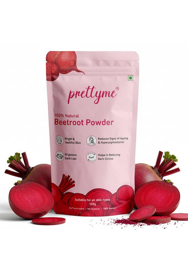 Natural Beetroot Powder For Face, Hair & Lips