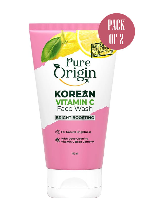 Pure Origin Korean Vitamin C Bright Boosting Face Wash