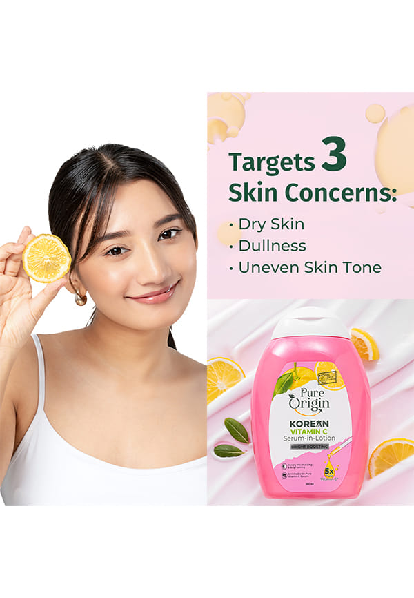 Pure Origin Korean Vitamin C Bright Boosting Body Lotion – thumbnail 2