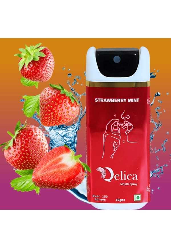 Assorted - Paan Chuski, Strawberry Mint Flavor Instant Mouth And Breath Freshner Spray For Bad Breath – thumbnail 4