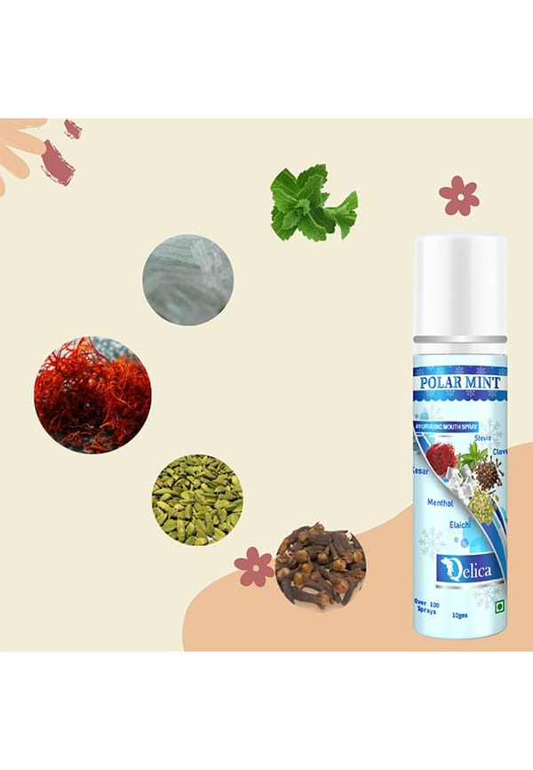 Ayurvedic Mouth Spray Breath Freshener Spray for Men and Women Spray – thumbnail 2