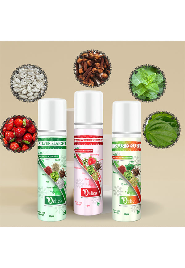 Ayurvedic Mouth Spray Breath Freshener Spray for Men and Women Spray – thumbnail 2