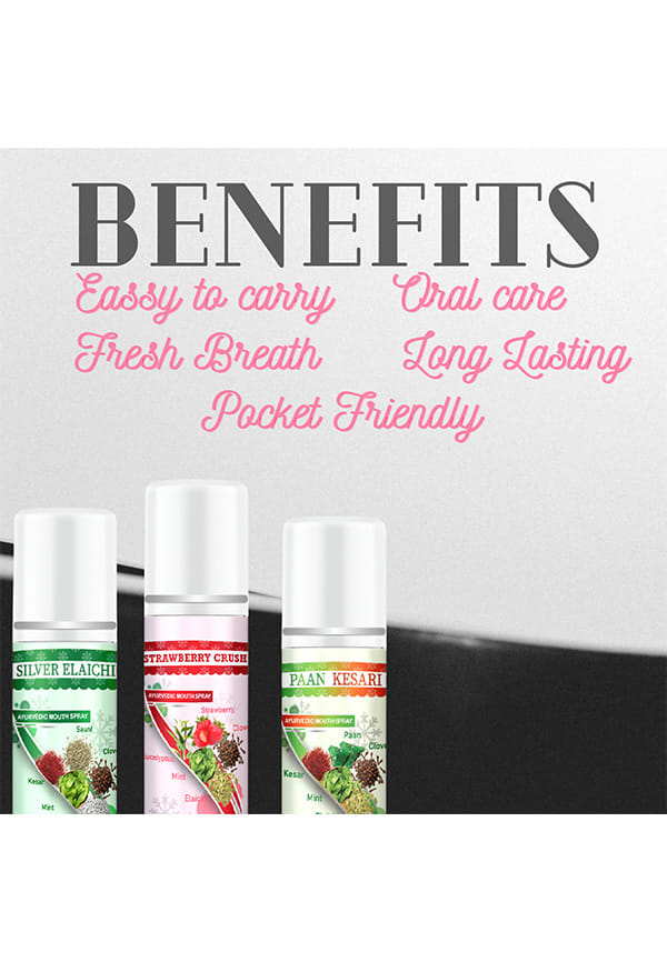 Ayurvedic Mouth Spray Breath Freshener Spray for Men and Women Spray – thumbnail 3