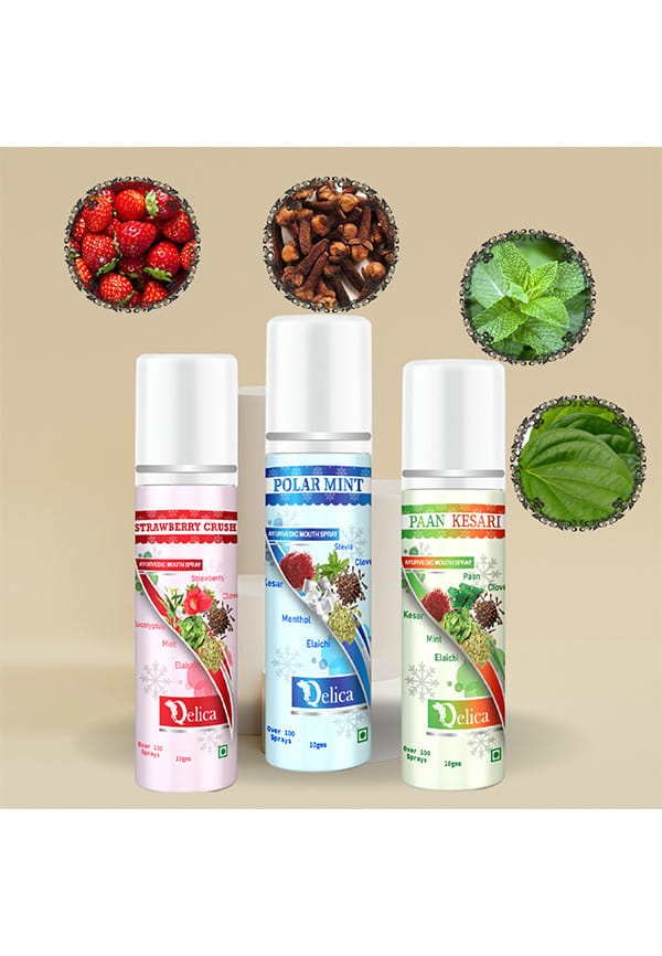 Ayurvedic Mouth Spray Breath Freshener Spray for Men and Women Spray – thumbnail 2