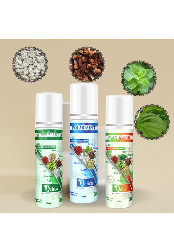 Ayurvedic Mouth Spray Breath Freshener Spray for Men and Women Spray – thumbnail 2