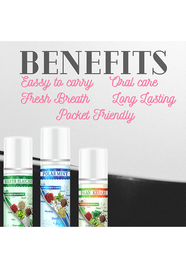 Ayurvedic Mouth Spray Breath Freshener Spray for Men and Women Spray – thumbnail 3