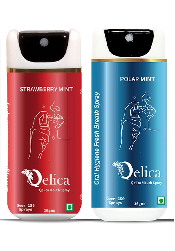 Mouth Freshner Multi Flavour Combo Strawberry Mint & Polar Mint Spray