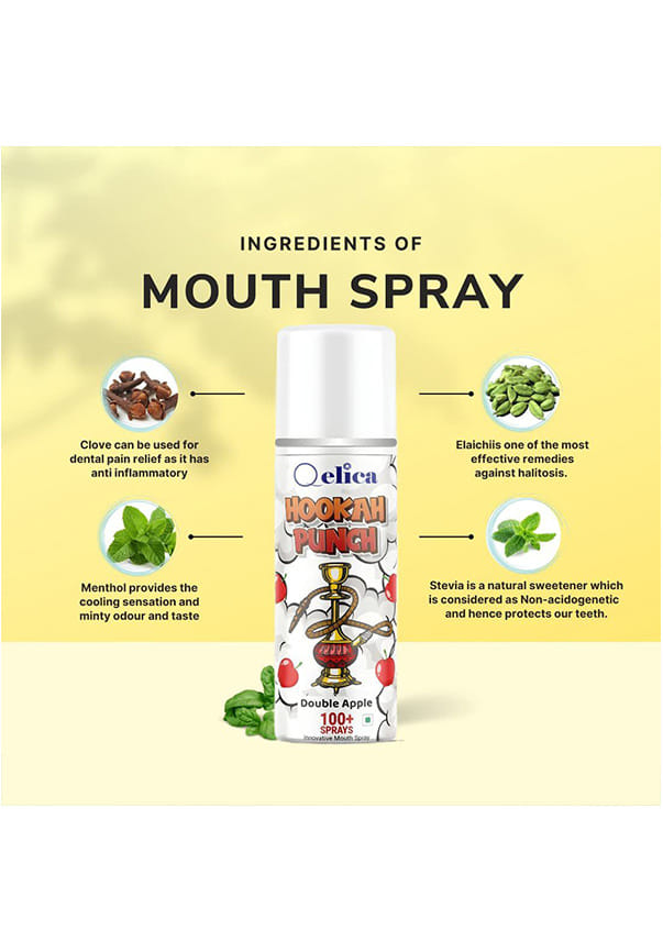 Paan Chuski & Double Apple Mouth Spray for Instant Breath Freshner Germ Kill Spray – thumbnail 4