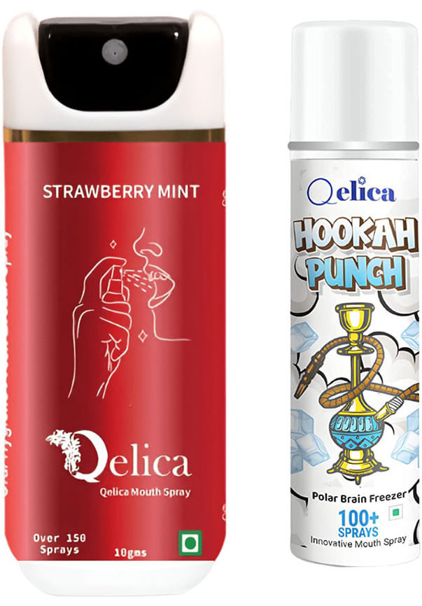 Strawberry Mint & Polar BF Mouth Spray for Instant Breath Freshner Germ Kill Spray