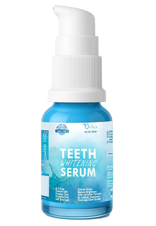 Teeth Whitening Serum, Paraben-Free, Enamel Safe, Fast-Acting Stain Concealing Formula for a Brighter Smile (Arctic Pear) Teeth Whitening Serum, Paraben-Free, Enamel Safe, Fast-Acting Stain Concealing Formula for a Brighter Smile (Arctic Pear)