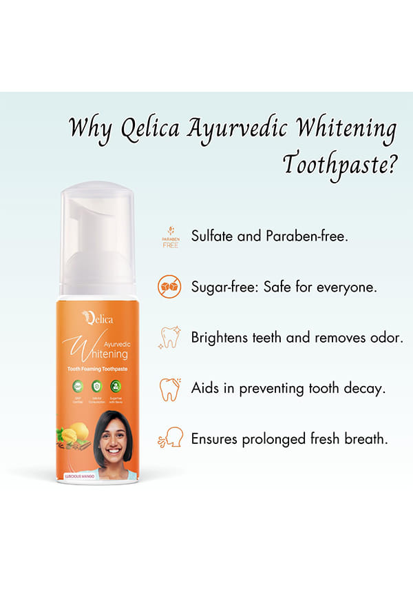 Ayurvedic Teeth Whitening Foam Combo (Luscious Mango & Wild Strawberry & Green Apple) – thumbnail 5
