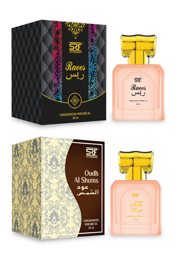 Srf Oudh Al Shums & Srf Raees Concentrated Perfume Oil