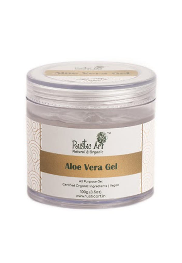 Aloe Vera Lemon Gel | Size: 100 gm By Rustic Art