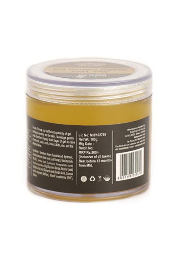Aloe Vera Sandal Saffron Gel – thumbnail 2