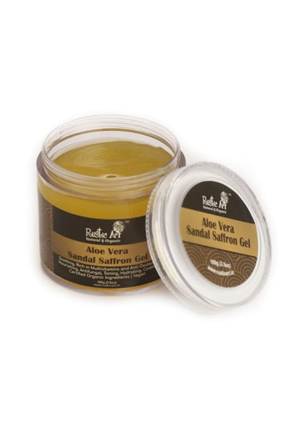Aloe Vera Sandal Saffron Gel – thumbnail 3