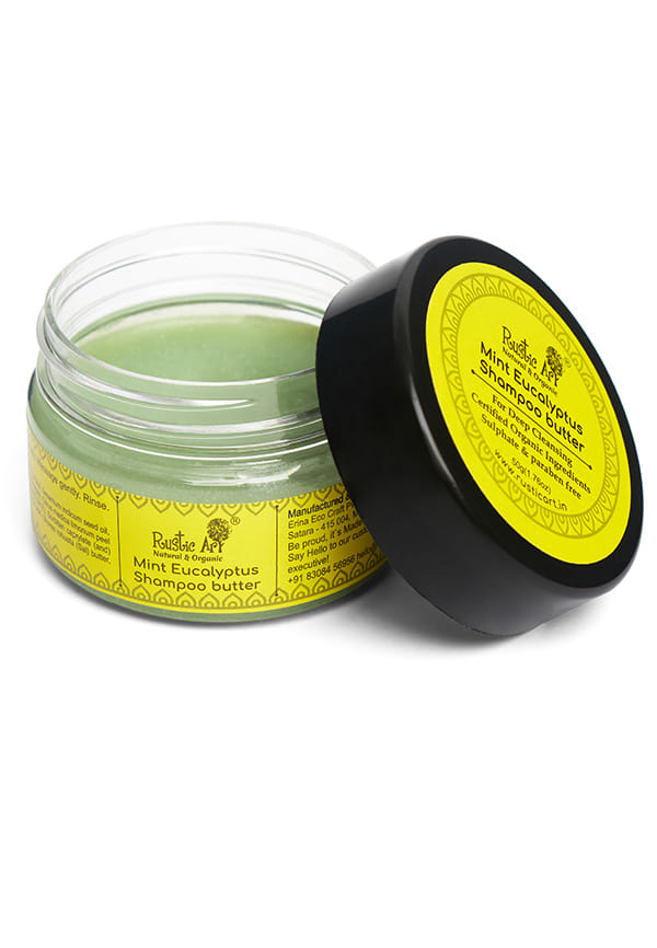 Organic Mint Eucalyptus Shampoo Butter – thumbnail 4