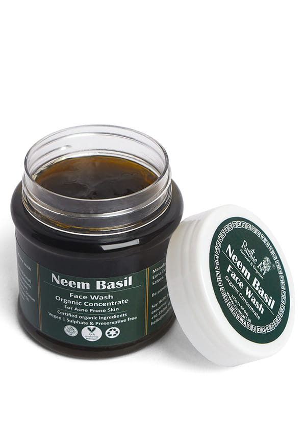 Organic Neem Basil Face Wash Concentrate – thumbnail 2