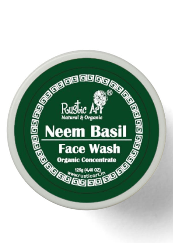 Organic Neem Basil Face Wash Concentrate – thumbnail 4